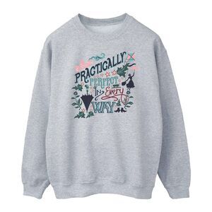 Mary Poppins Womens/Ladies Practically Perfect In Every Way Sweatshirt / Sports